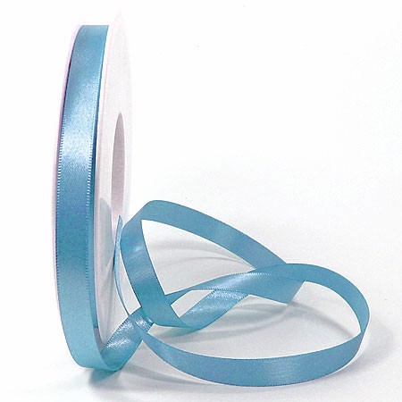 Satinband 10mm breit / 25m-Rolle: eisblau (127)